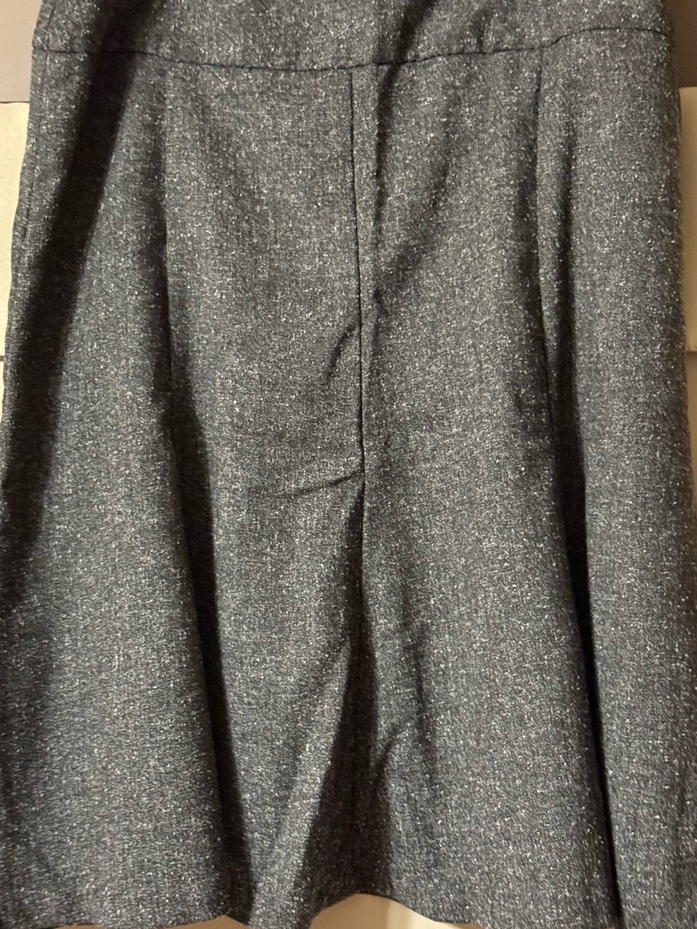 dressbarn Dark Gray Textured Flat-Front Men's Shorts